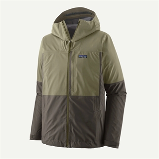 Patagonia Mens Boulder Fork Rain Jacket forge grey w river rock green